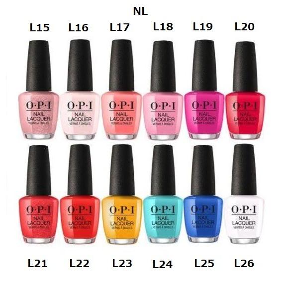 O・P・I（オーピーアイ） マニキュア ネイルカラー OPI NL L15 L16 L17