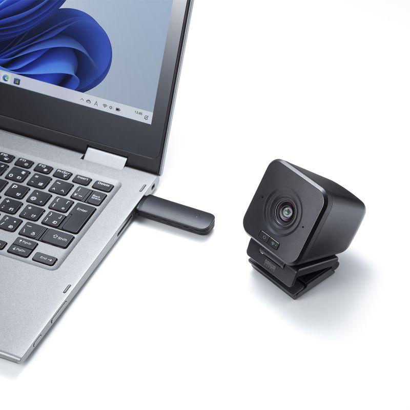 SANWA SUPPLY（サンワサプライ） 訳あり新品 ワイヤレスWEBカメラ 広角