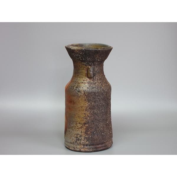 備前窯変耳付花入 岡田輝造 共箱 : 茶道具商 越中屋 - 通販 - Yahoo