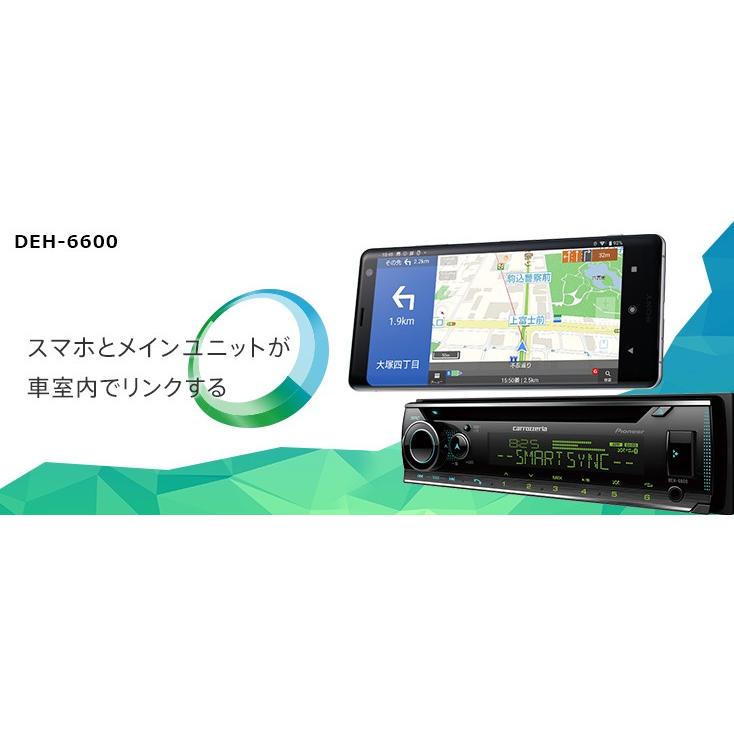 カロッツェリア 納期未定 パイオニア DEH-6600 カーオーディオ 1D