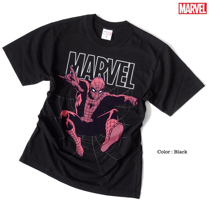 MARVEL（マーベル） スパイダーマン Tシャツ メンズ 半袖 アメコミ