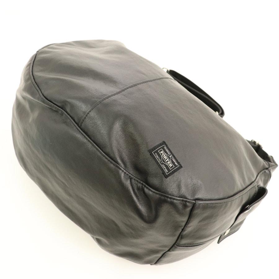 ポーター PORTER ブラック 高密度キャンバス 三日月型 ショルダー