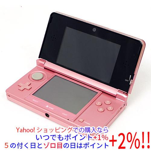 ニンテンドー3DS 【中古】任天堂 ミスティピンク CTR-S-PAAA AC