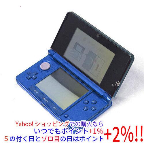 ニンテンドー3DS 【中古】任天堂 コバルトブルー CTR-S-BBAA 本体のみ