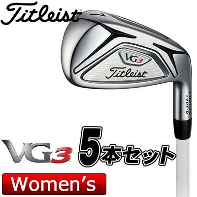 Titleist（タイトリスト） VG3 2018 レディース アイアン 5本セット(#7