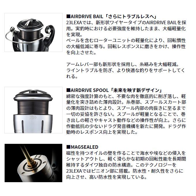 DAIWA（ダイワ） 【目玉商品】ダイワ 23 LEXA レグザ LT4000-CXH (2023