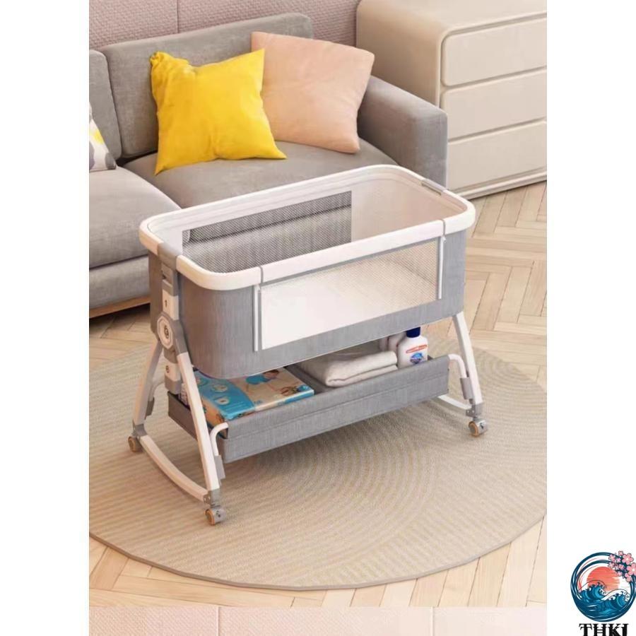 2024新モデル]]ベビーベッド 添い寝 ミニ 持ち運び 折りたたみ 五年