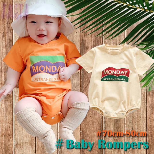 ロンパース 80 70 夏 西海岸風 サーフ系 ベビー服 アメリカン 男の子