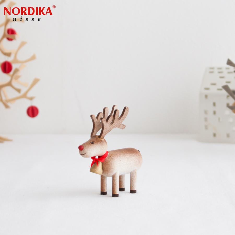 ノルディカニッセ トナカイ ブラウン ベル NORDIKA nisse クリスマス