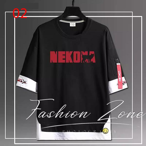 送料無料◇ ハイキュー!! 風 音駒高校 孤爪 研磨 黒尾鉄朗 半袖 T