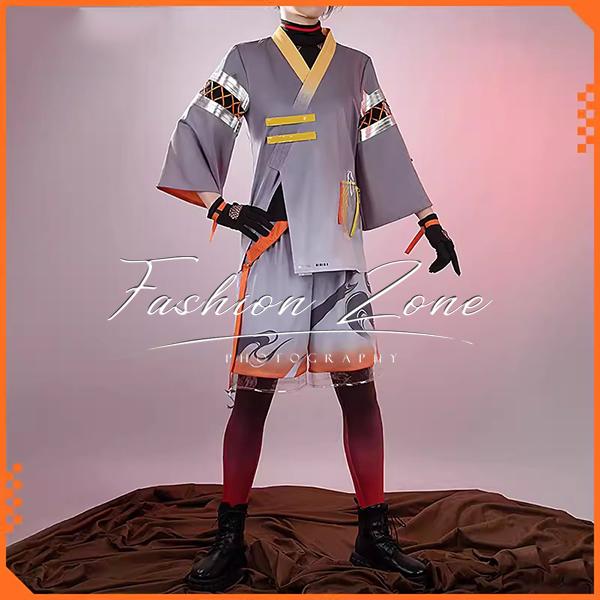 送料無料◇にじさんじ 風 3SKM 北見遊征 コスプレ衣装 ウィッグ 靴