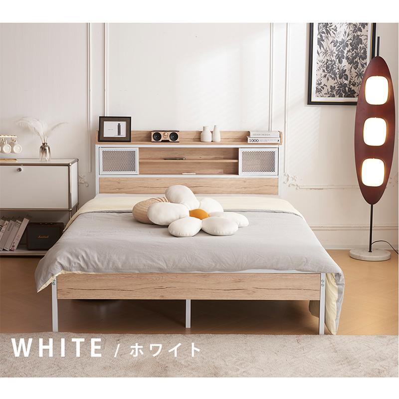 5%OFFクーポン利用可能！】セール ベッドフレーム ダブル パイプベッド