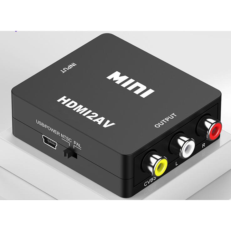 HDMI to RCA 変換コンバーター GANA AV コンポジット HDMIからアナログ