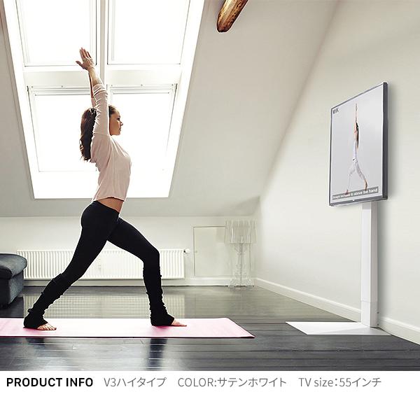 EQUALS（イコールズ） テレビ台 WALL 壁寄せテレビスタンド V3 ハイ