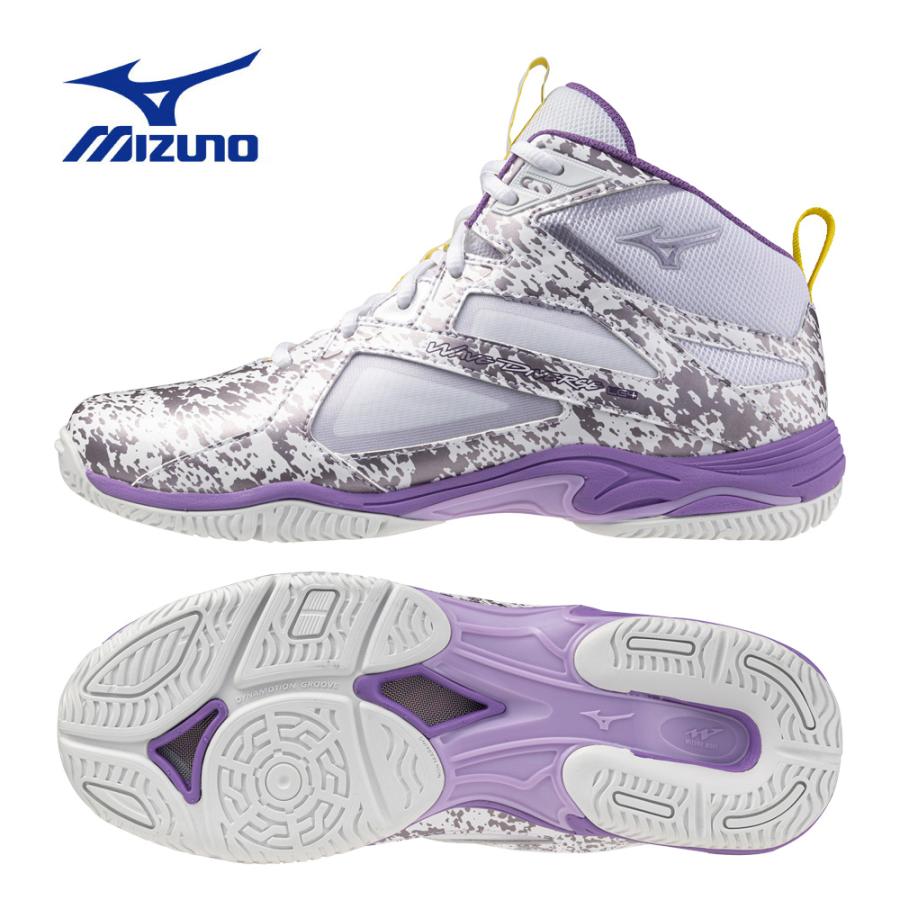MIZUNO（ミズノ） ウエーブダイバースLG4リミテッド ホワイト×パープル