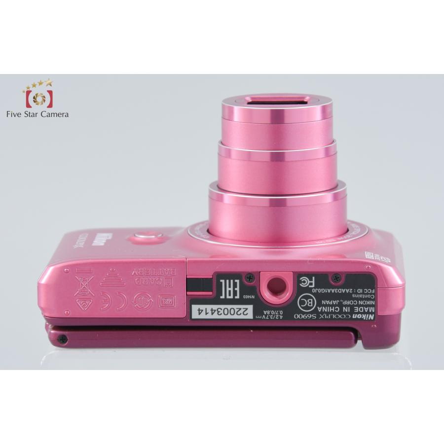COOLPIX 【中古】Nikon ニコン S6900 グロッシーピンク コンパクト
