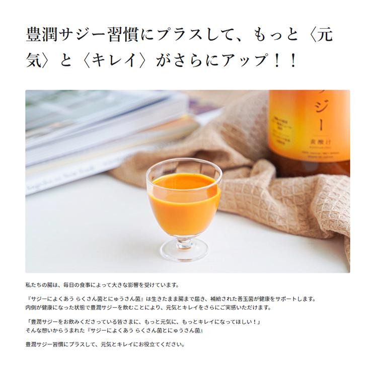 公式 フィネス】サジーによくあう らくさん菌とにゅうさん菌