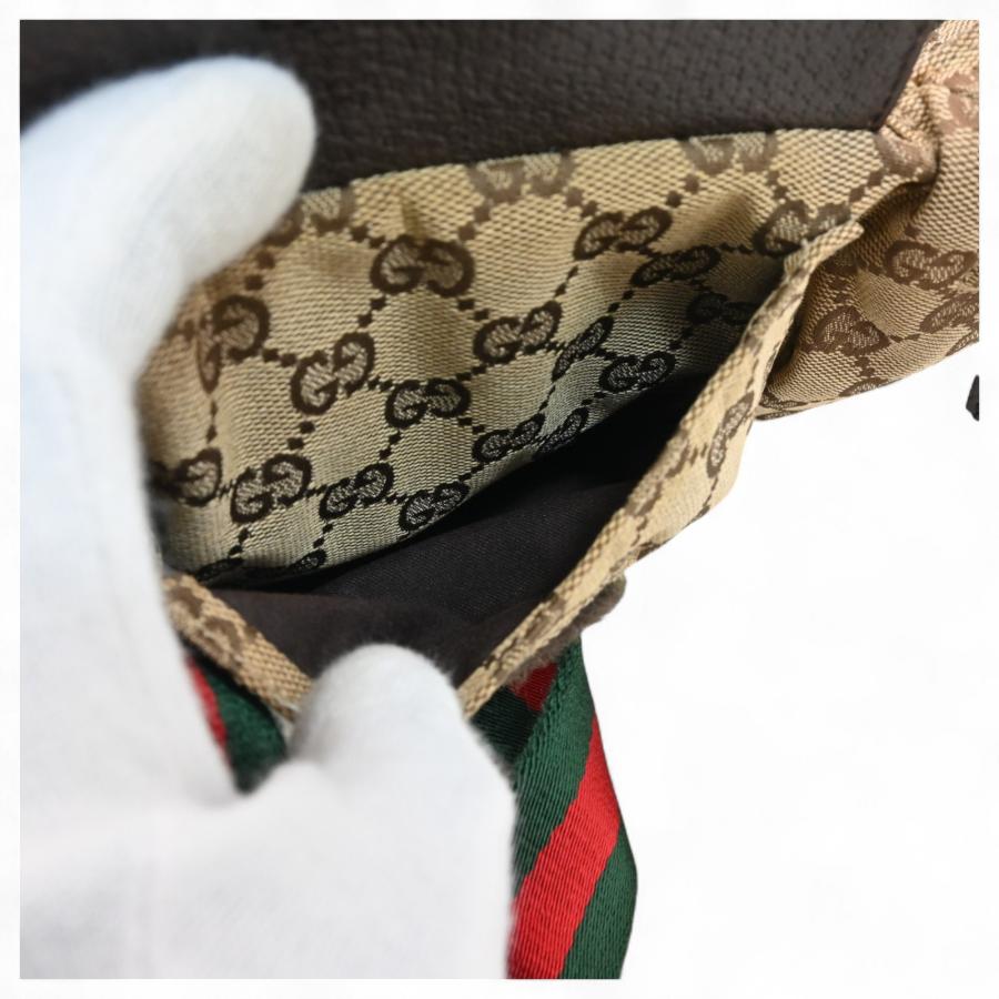 GUCCI（グッチ） GGキャンバス シェリーライン ウエストバッグ Bランク