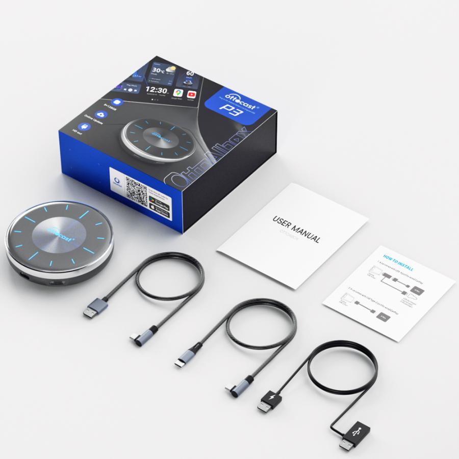 送料無料 ] リモコン付 Ottocast オットキャスト OttoAiBox P3 (PCS46