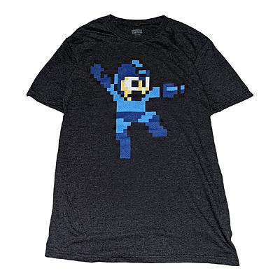 カプコン（CAPCOM） ロックマン ドットTシャツ(D・GREY) : フロッグ