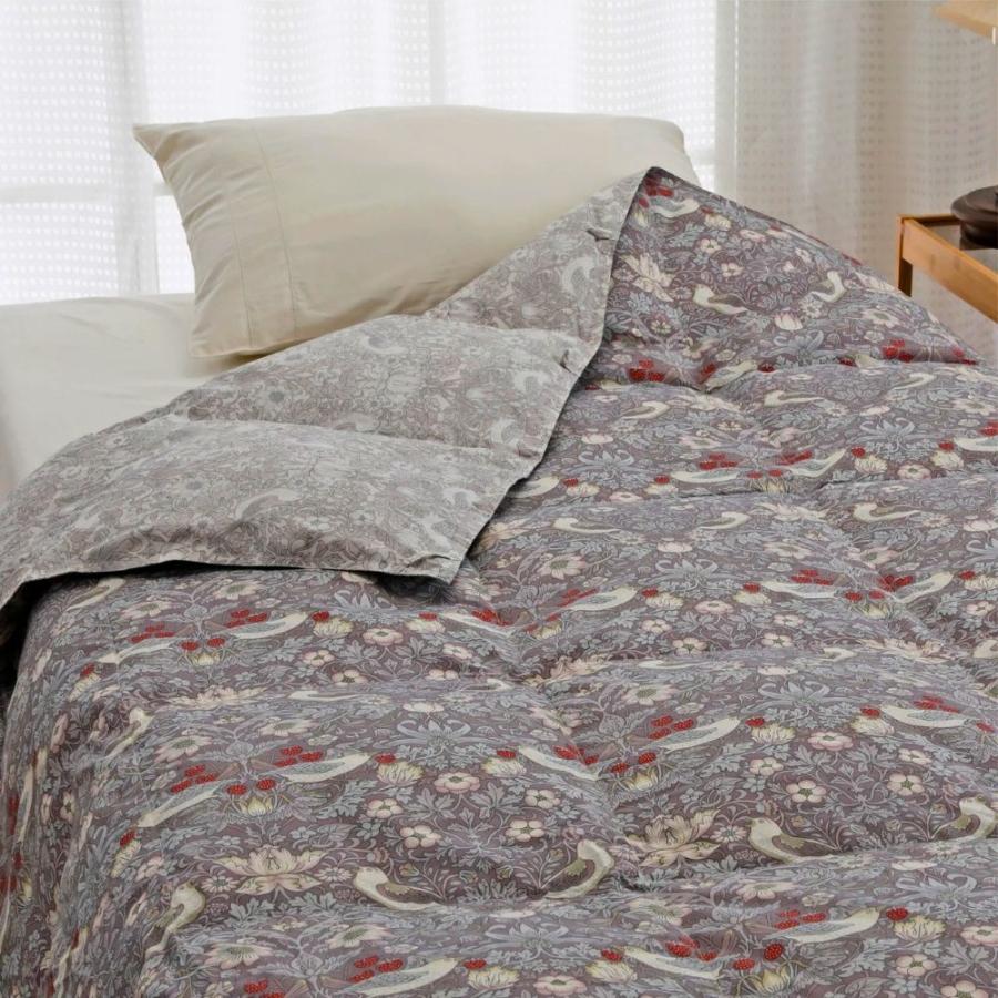 WILLIAM MORRIS GALLERY 肌掛け布団 ダウンケット シングル 日本製