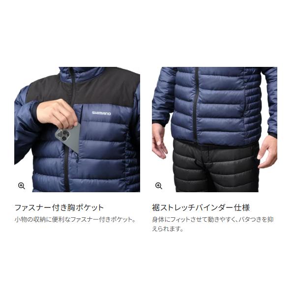 シマノ（SHIMANO） 爆買 テックダウン ジャケット WJ-012X ネイビー WM