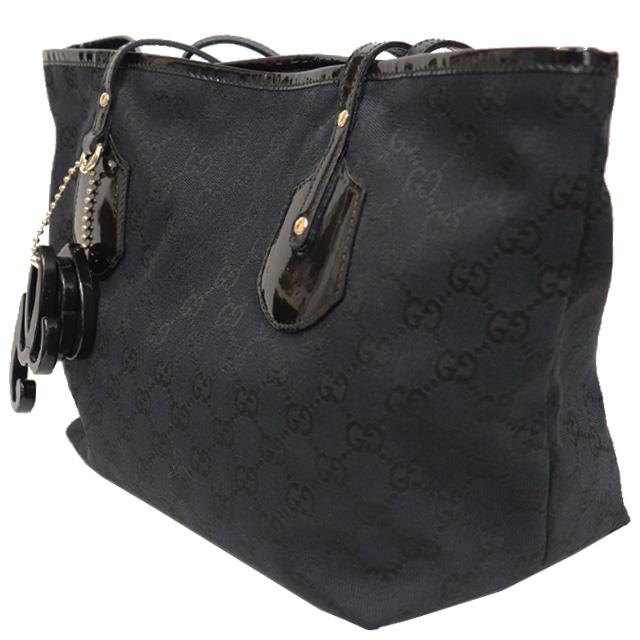 GG グッチ GUCCI トート バッグ 211976 黒 ブラック GGキャンバス