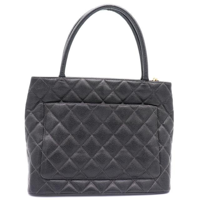 CHANEL（シャネル） 復刻トートバッグ キャビアスキン ブラック