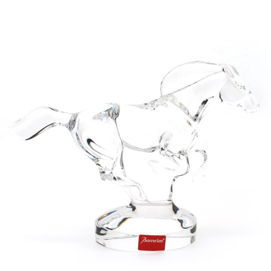 バカラ（Baccarat） 駆ける馬 ホース フィギュリン 美品 1点 箱付き