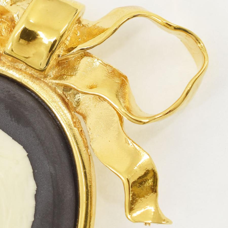 CHANEL（シャネル） ブローチ カメオ リボン ブローチ ヴィンテージ