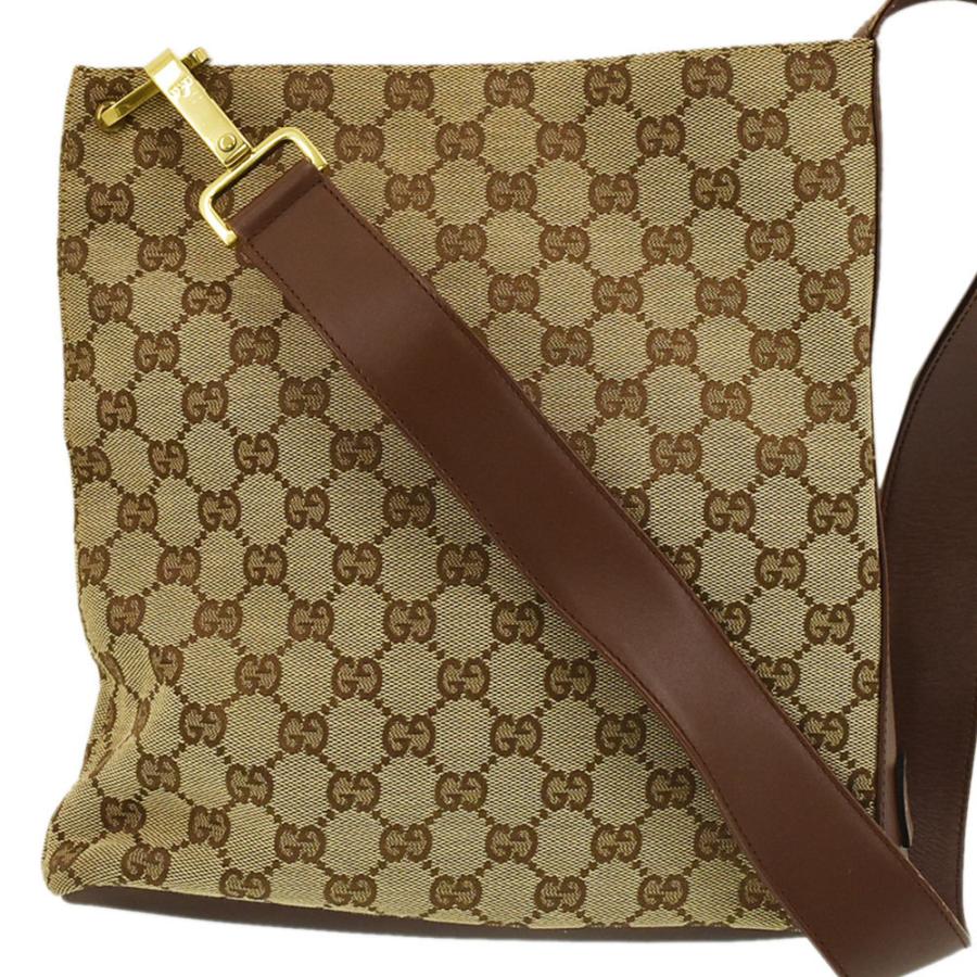 GUCCI（グッチ） ショルダーバッグ GGキャンバス キャンバス/レザー