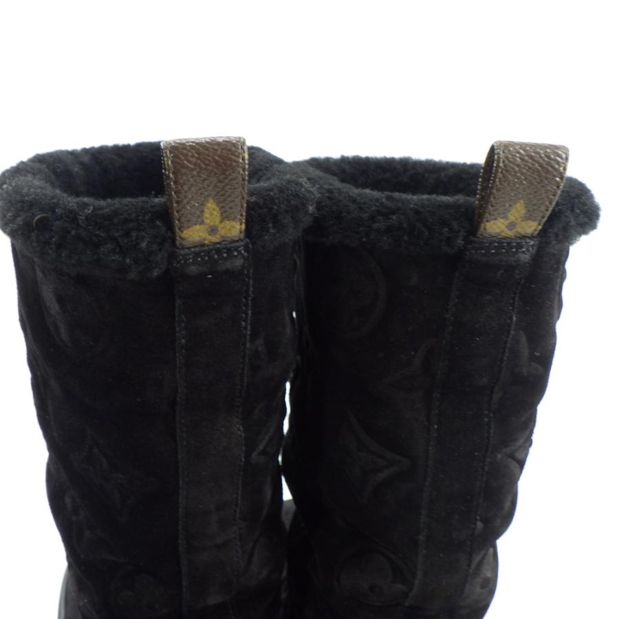 LOUIS VUITTON（ルイ・ヴィトン） モノグラム スエード ムートンブーツ