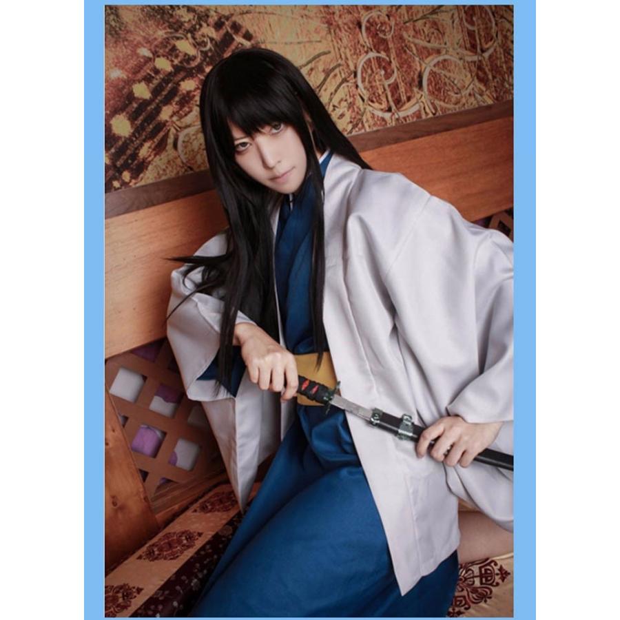 桂小太郎 銀魂 コスプレ衣装 和服 浴衣 狂乱の貴公子 ツラ カツラ 攘夷