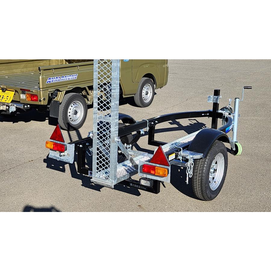 TRBHD サントレックス オートバイ バイクトレーラー 最大積載量350kg