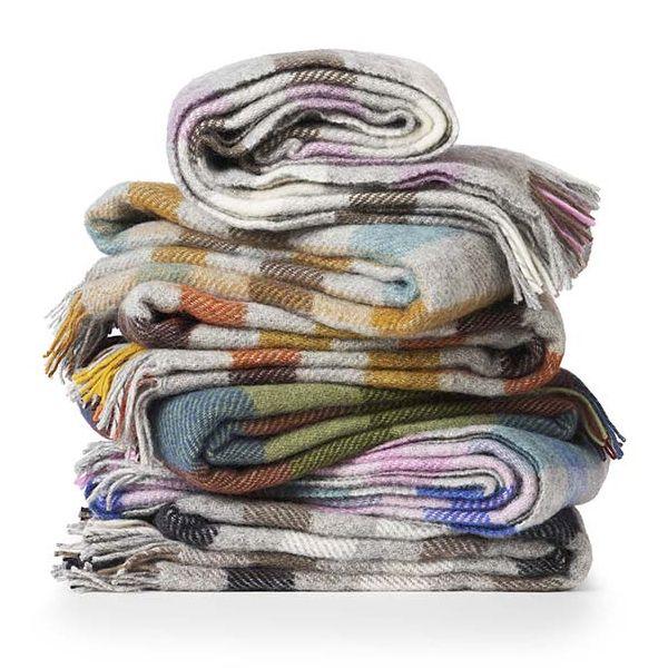 KLIPPAN（クリッパン） ゴットランドウール スローケット ブランケット