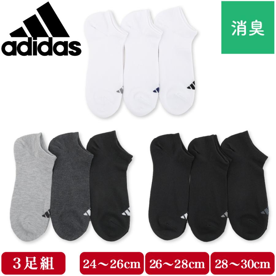 adidas（アディダス） ソックス メンズ スニーカー 紳士 スポーツ 3足