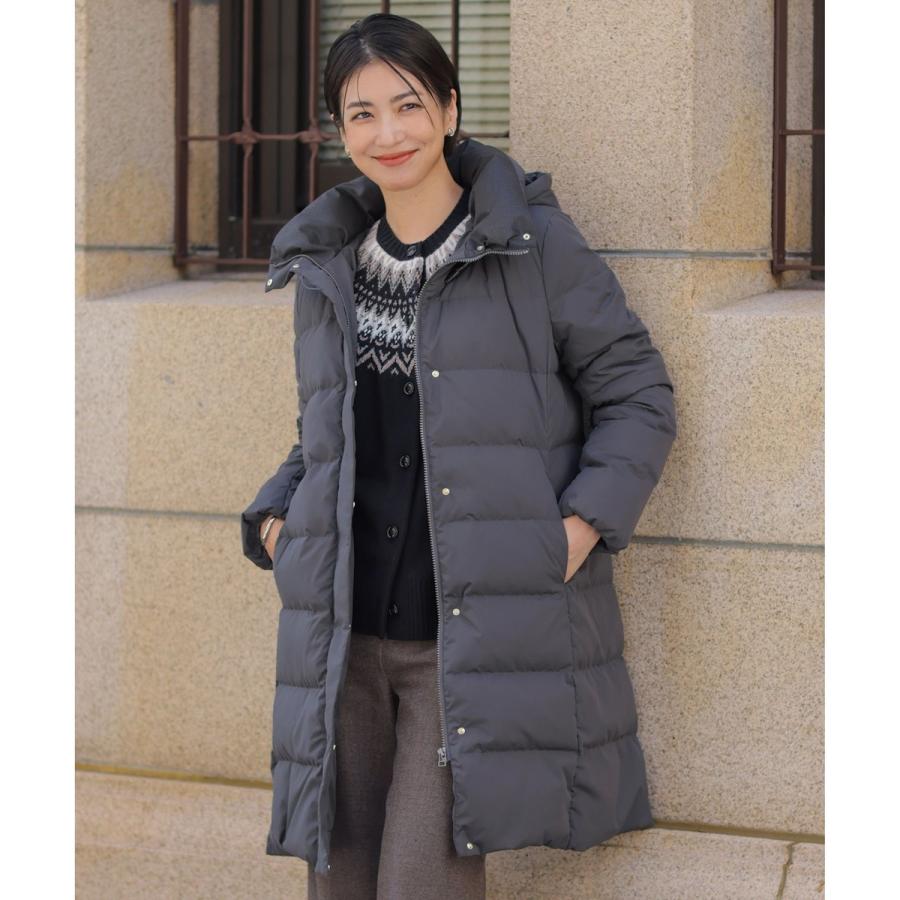 J.PRESS（J.プレス） 【洗える・2way】タフタダウン ロング丈 コート