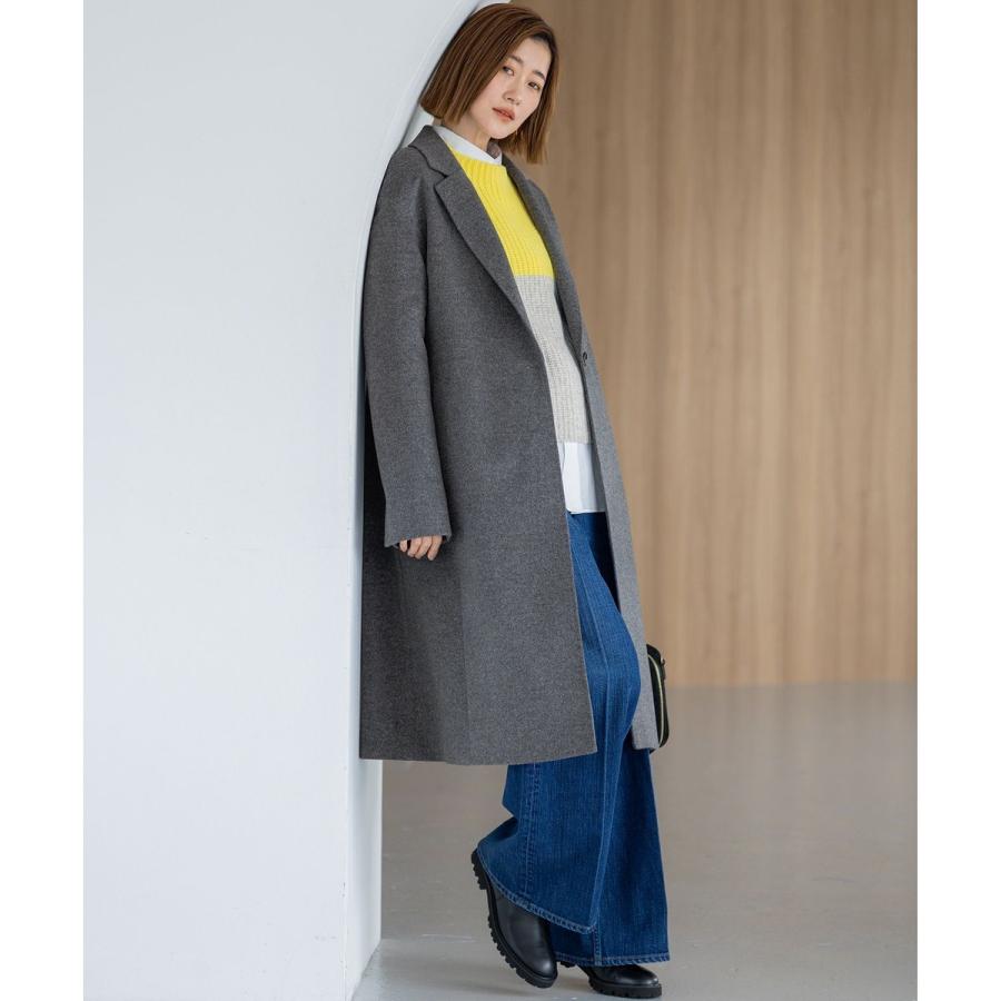 23区（ニジュウサンク） ウールカシミヤビーバー チェスター コート