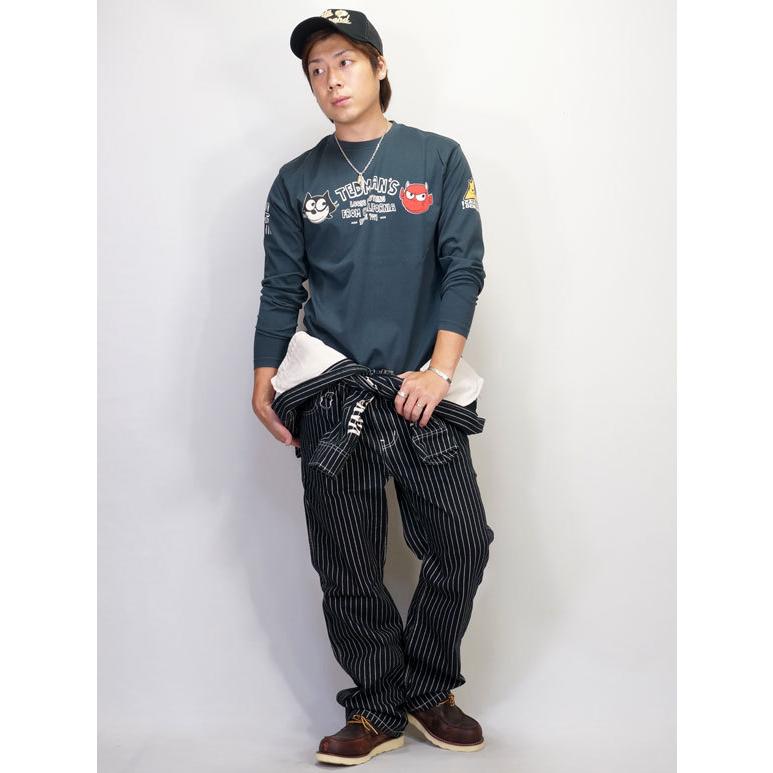 VANSON（バンソン） フライングスター刺繍 つなぎ オールインワン