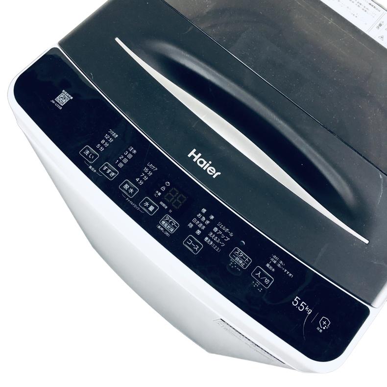 洗濯機 中古 ハイアール Haier JW-U55B(K) 2023年製 5.5kg ホワイト
