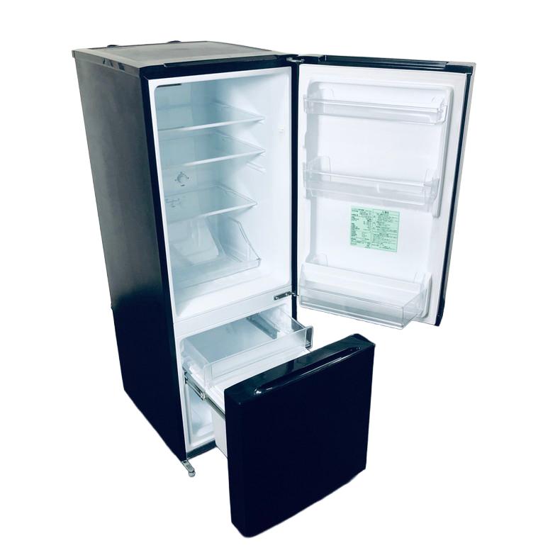 冷蔵庫 中古 REFAGE YRZ-F15LK 2023年製 2ドア 156L ブラック ファン式