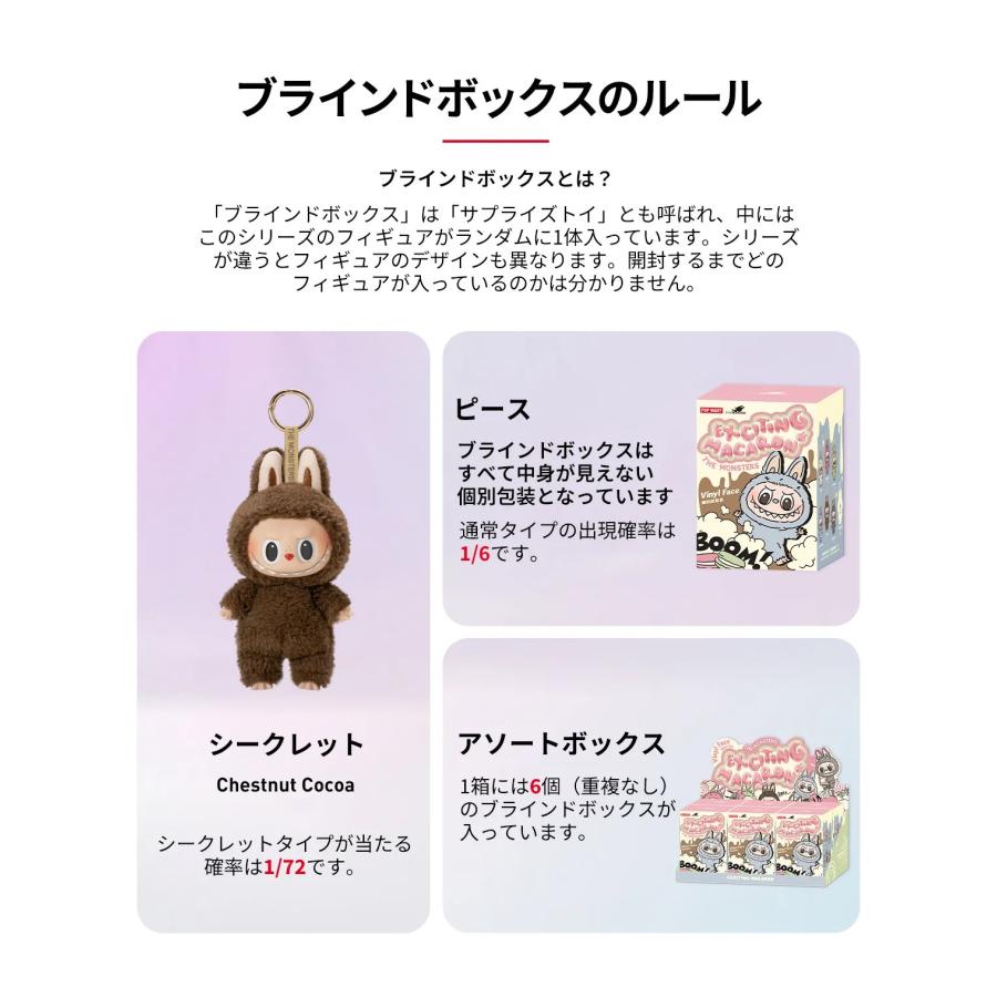 POP MART（ポップマート） THE MONSTERS Exciting Macaron シリーズ