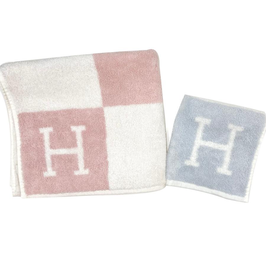HERMES（エルメス） アヴァロン タオルセット タオル ピンク ブルー