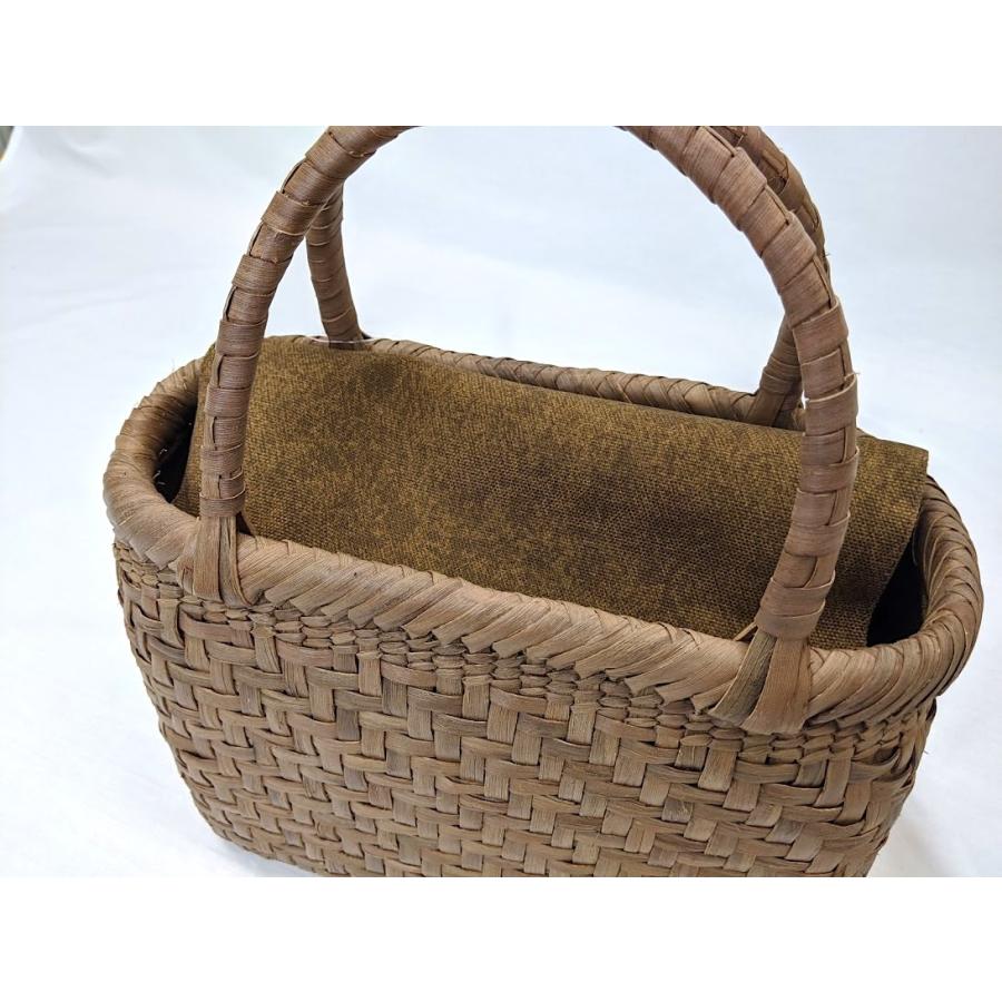 山葡萄 純国産 福島県奥会津三島 かごバッグ 1 天然素材 伝統工芸 編み