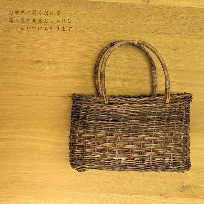 あけび かごバッグ 国産 カゴ アケビ 蔓 つる 奥会津三島 一点モノ