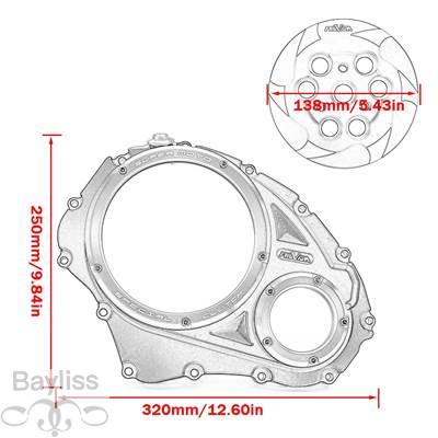 並行輸入品】 スズキ用クリアクラッチカバー gsxr1000 2009 - 2016
