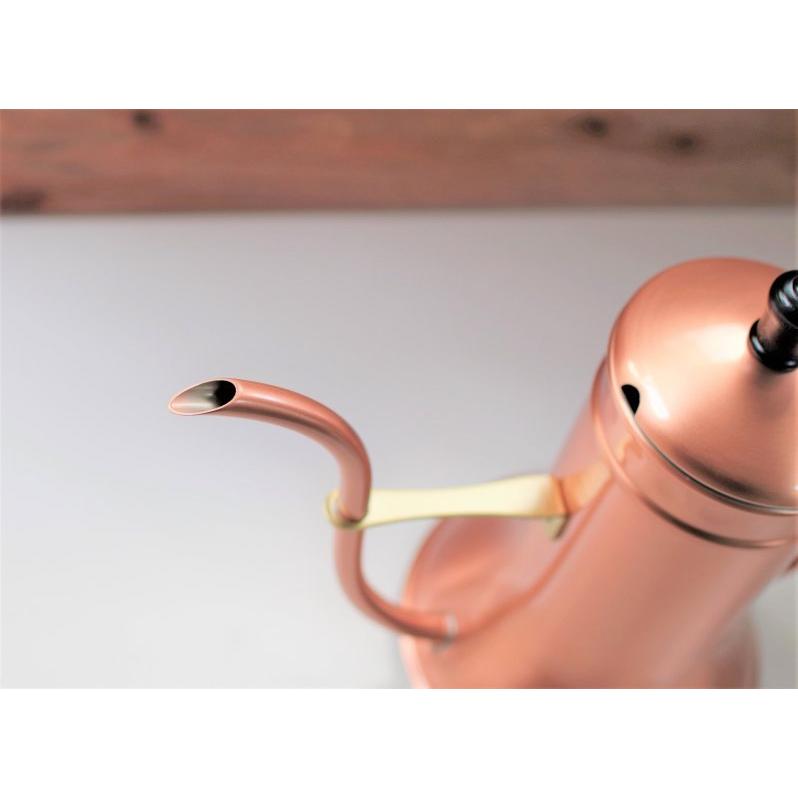 新光金属 ドリップポット 細口 銅製 IH対応 銅 国産 プロ 専門店 珈琲