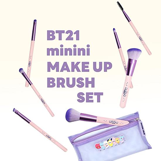 BT21 minini メイクアップブラシ 7種セット BTS 防弾少年団 公式