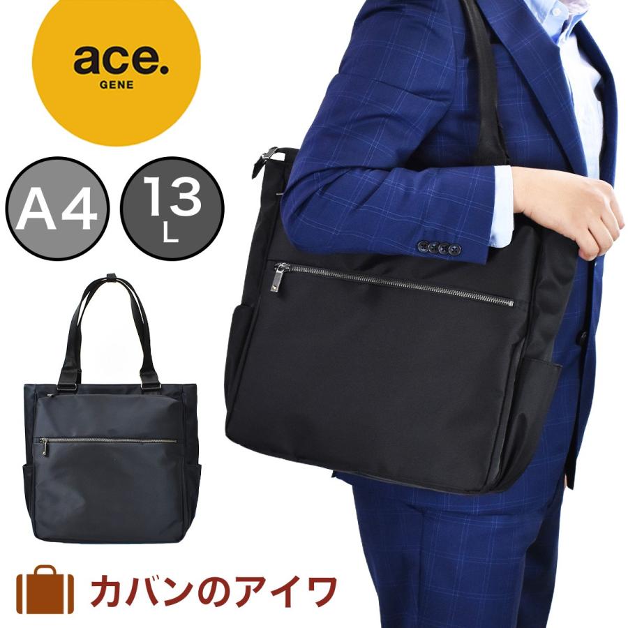 ace. GENE LABEL トートバッグ メンズ レディース エース エースジーン