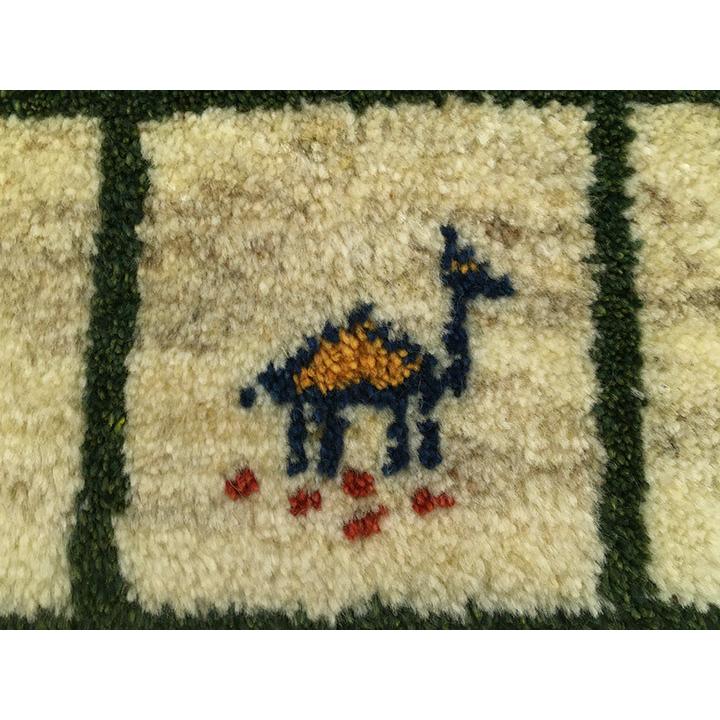 ギャッベ 玄関マット 約58.5×87.5cm 00341】GABBEH・ギャッペ(ギャべ